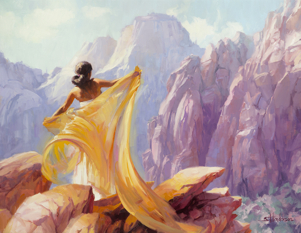 Dream Catcher by Steve Henderson Oil ~ 30 x 36